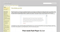 Desktop Screenshot of geodata.policysupport.org