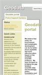 Mobile Screenshot of geodata.policysupport.org