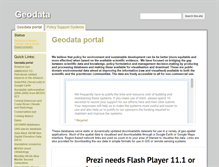 Tablet Screenshot of geodata.policysupport.org