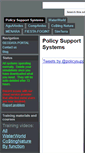 Mobile Screenshot of policysupport.org