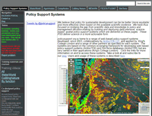 Tablet Screenshot of policysupport.org